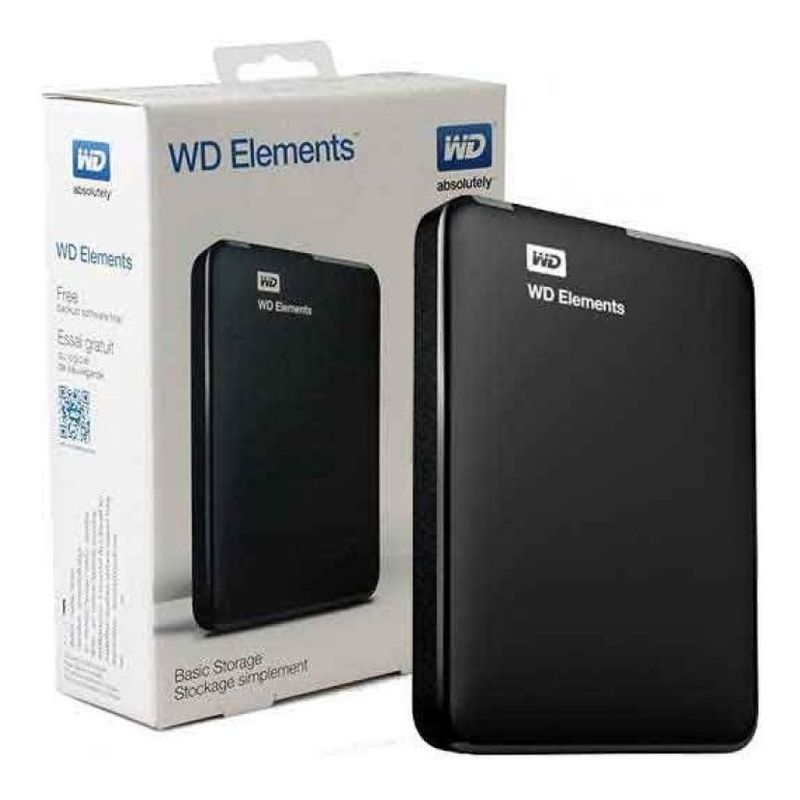 WESTERN DIGITAL - Disco Duro Western Digital Wd Elements Portable 1tb