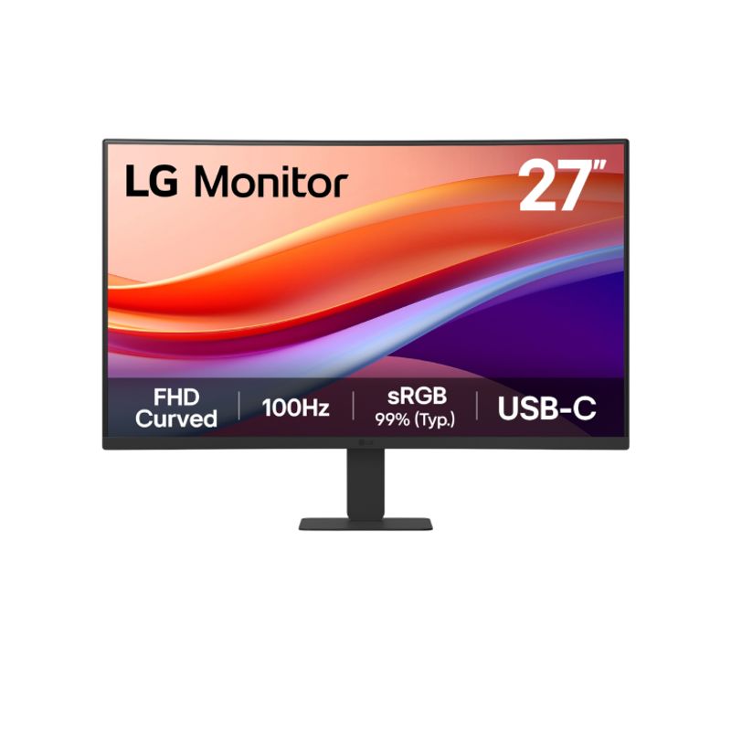 LG - LG 27U421A-B Monitor Curvo 27 Full HD VA 100Hz USB-C HDMI