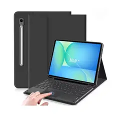 GENERICO - Funda Para Samsung S9 Fe 10,9 + Teclado Español - Negro
