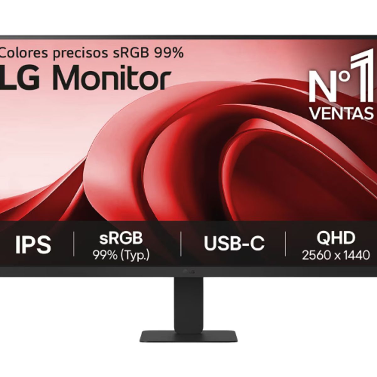 LG - LG 27U631A-B Monitor 27 QHD IPS 100Hz HDMI USB-C VESA