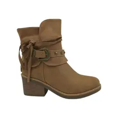 HERIEL - Bota Café Taco Mujer