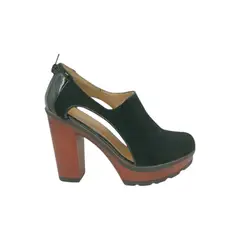 HERIEL - Zapato Negro Taco Mujer