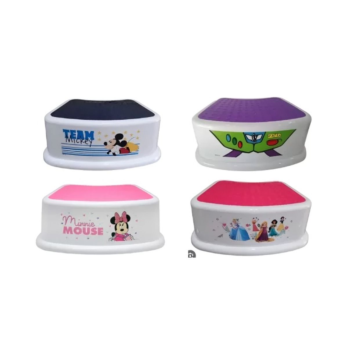 LICENCIAS - Piso Alzador De Baño Niños Antideslizante Disney - Princesas