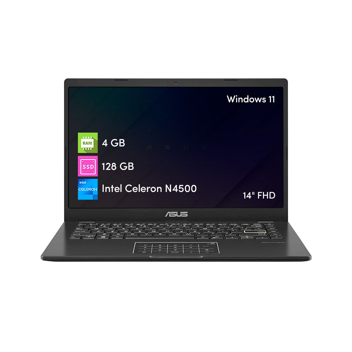 ASUS - Notebook Asus E410 Celeron 4GB 128GB 14 Win11