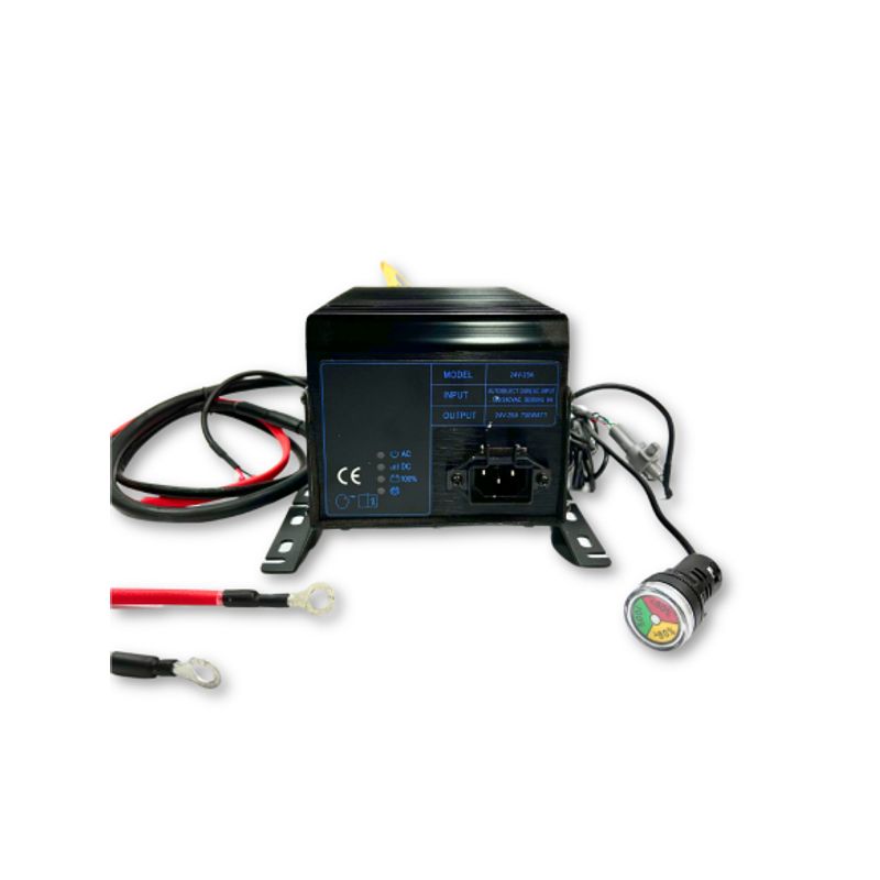 GENIE - Cargador de baterias 24VDC 100-240VAC auto 5060HZ