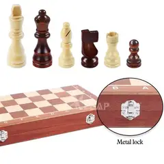 NACION AJEDREZ - Tablero De Ajedrez Madera Plegable Y Magnético Premium 40x40