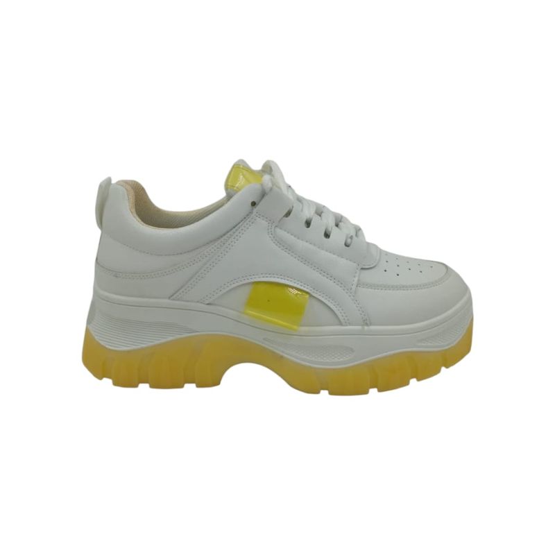 HERIEL - Zapatilla Amarilla Plataforma Mujer