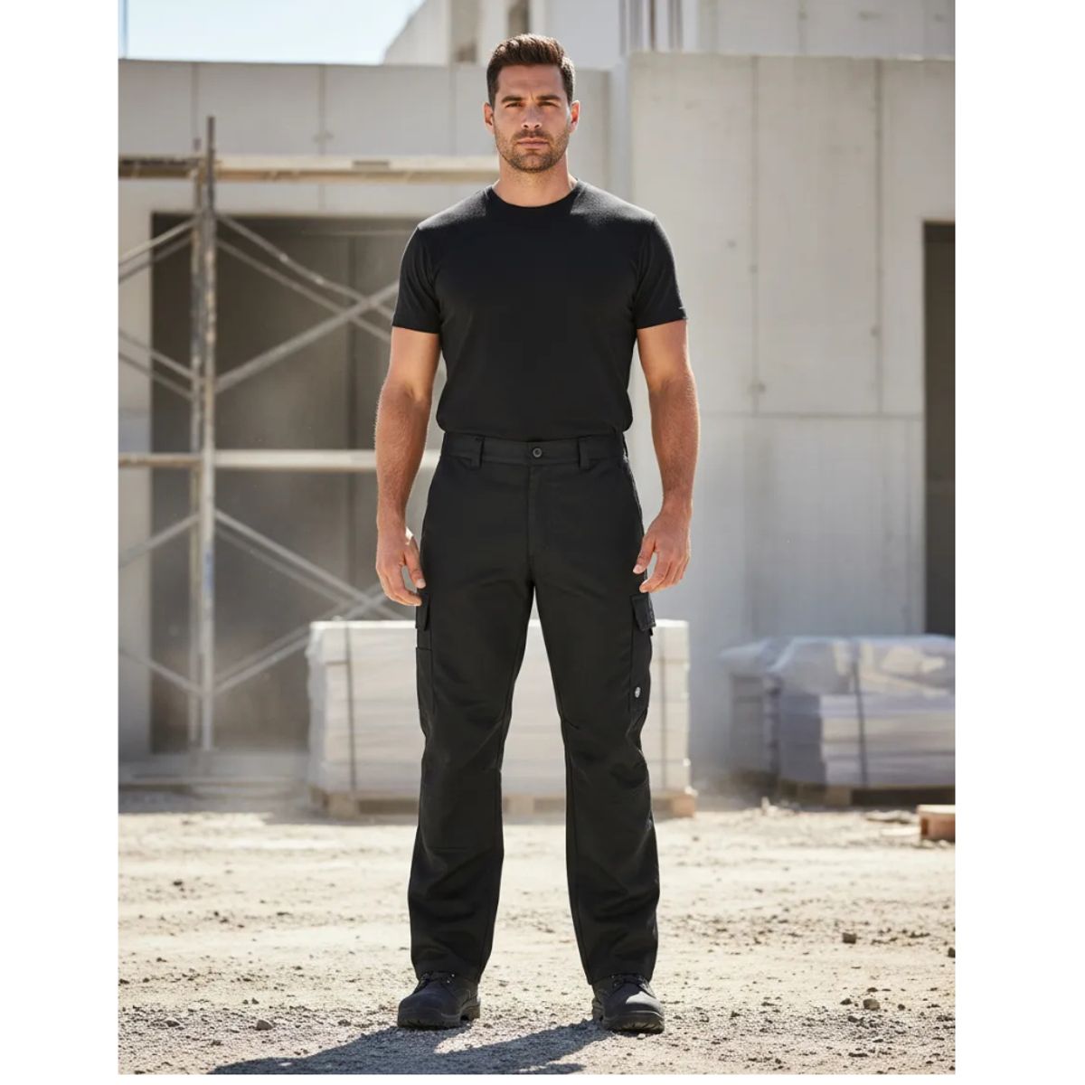 T-WORLD - Pantalon Cargo Gabardina Practical Line