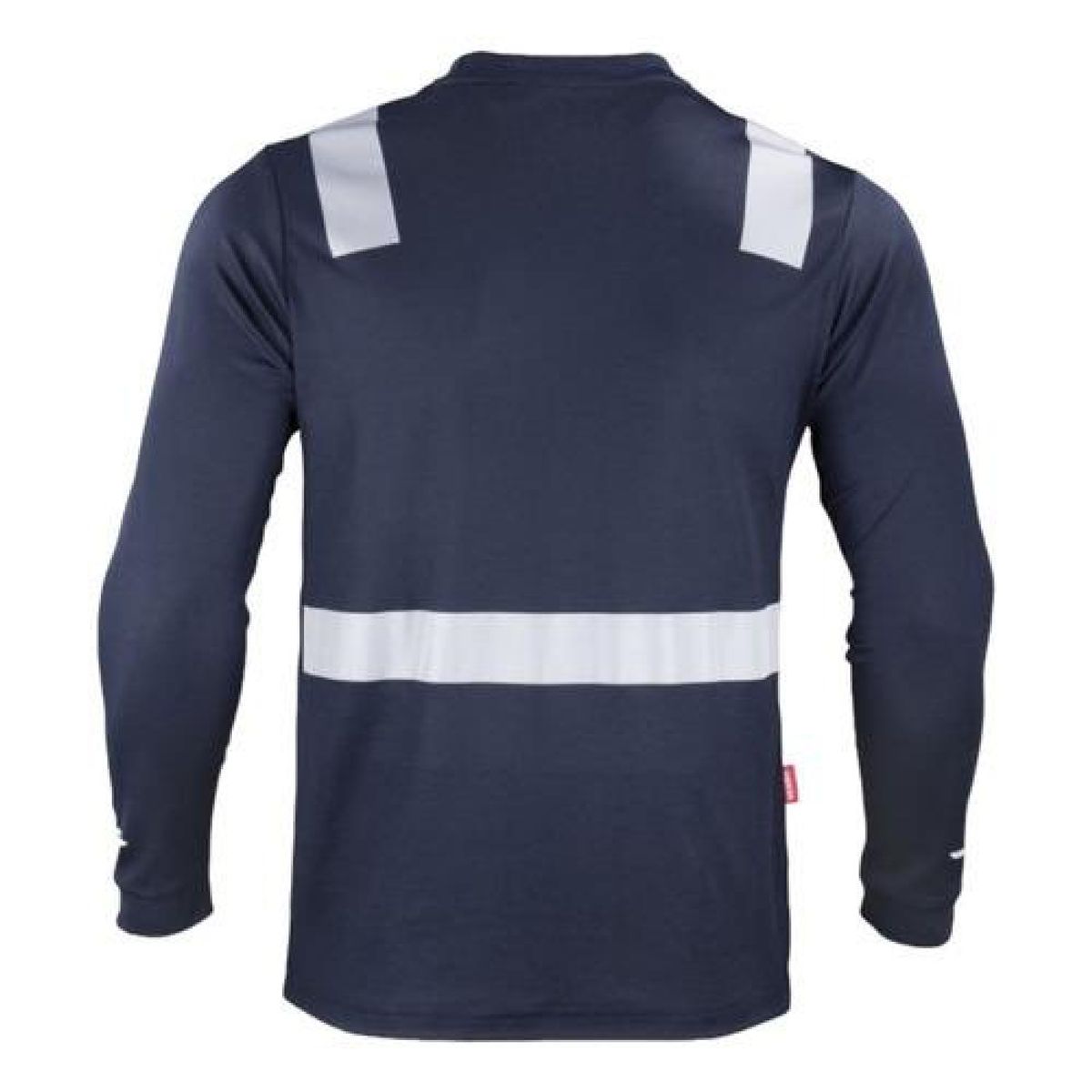 T-WORLD - Polera Cuello redondo Hibrida Manga Larga Con Cinta Reflectante