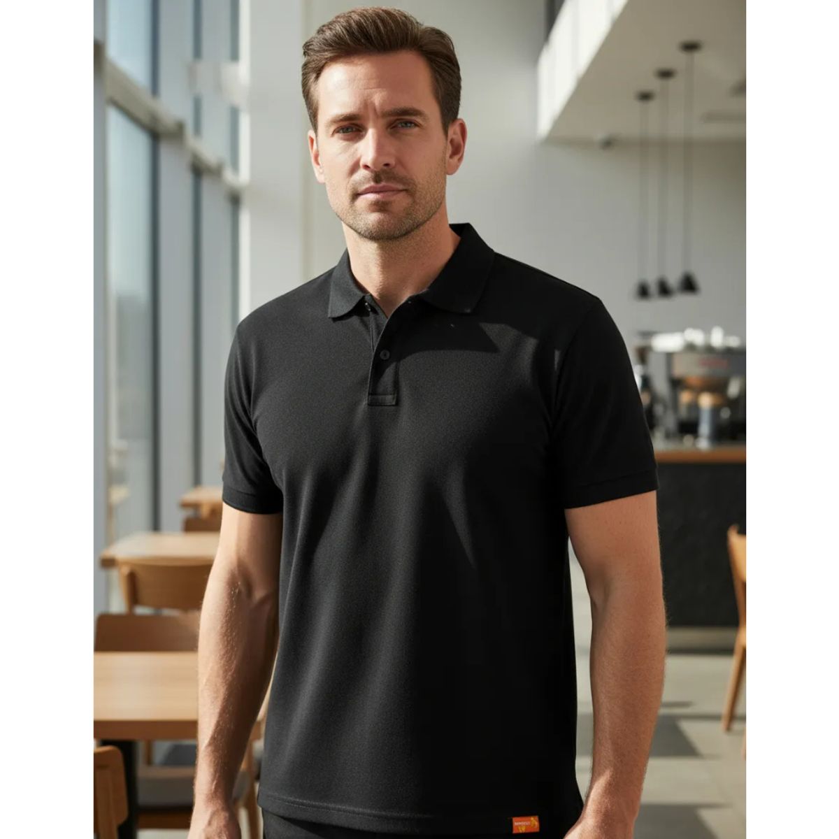 T-WORLD - Polera Piqué Manga Corta Premium Hombre