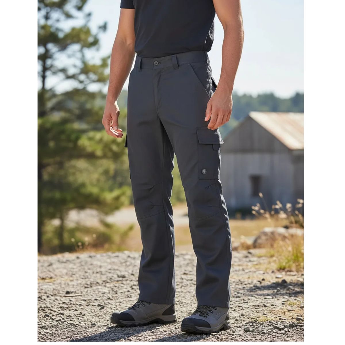 T-WORLD - Pantalon Cargo Gabardina Practical Line