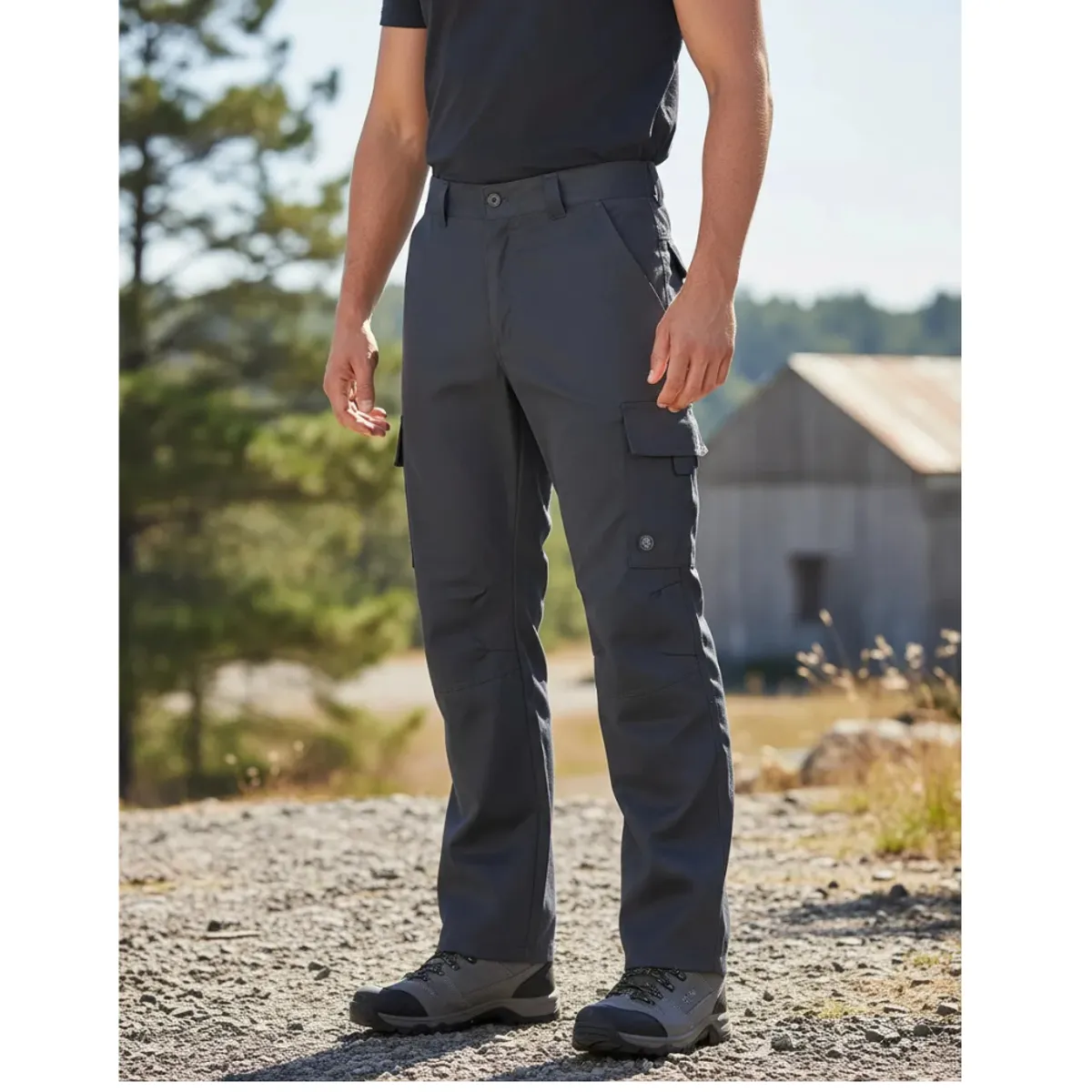 T-WORLD - Pantalon Cargo Gabardina Practical Line