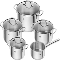 ZWILLING - Set de Ollas 5 pzs Acero Inoxidable Flow