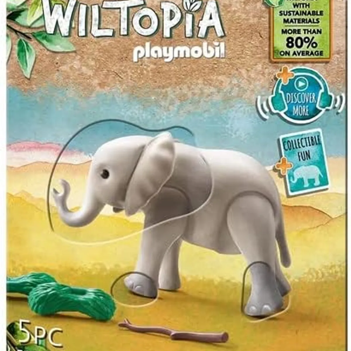 PLAYMOBIL - PLAYMOBIL WILTOPIA ELEFANTE JOVEN PM71049
