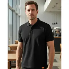 T-WORLD - Polera Piqué Manga Corta Premium Hombre