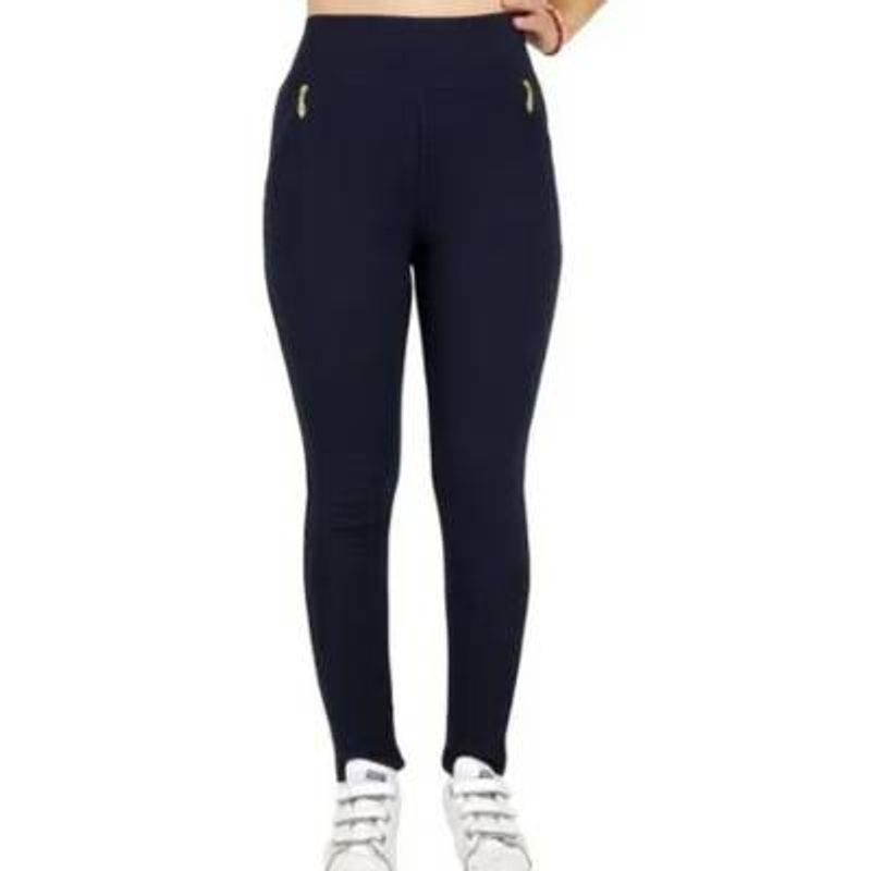 MPROPIA - PANTALON CALZA FORRO PIEL BOLSILLO CIERRE M A XL O597