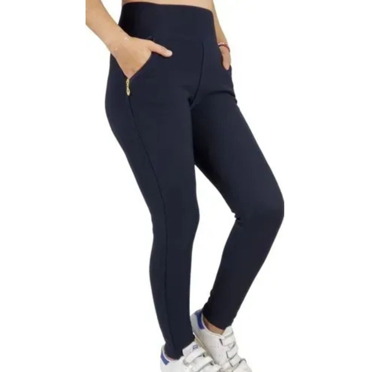 LOOK SHOP - PANTALON CALZA FORRO PIEL BOLSILLO CIERRE M A XL O597