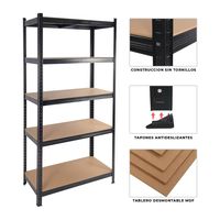 Estante Rack Metalico 5 Niveles 90x40x180cms