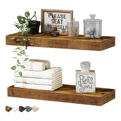 RAGNAR - Repisas Flotantes De Madera Mdf Premium Kit X2 60cm Premium