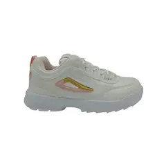 HERIEL - Zapatilla Blanca Plataforma Mujer