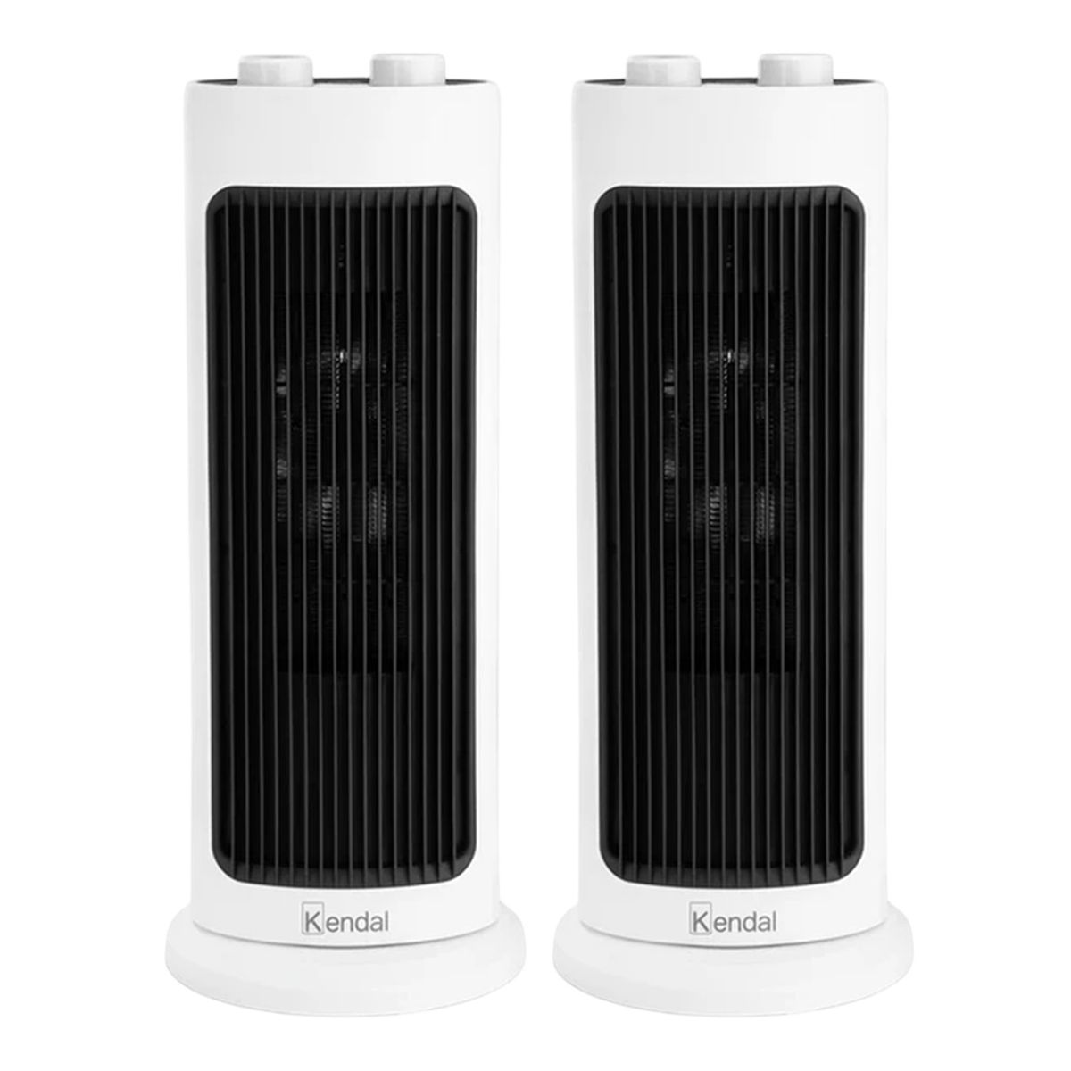 KENDAL - X2 Calefactor Eléctrico Kendal Ventilador Aire Tibio Caliente
