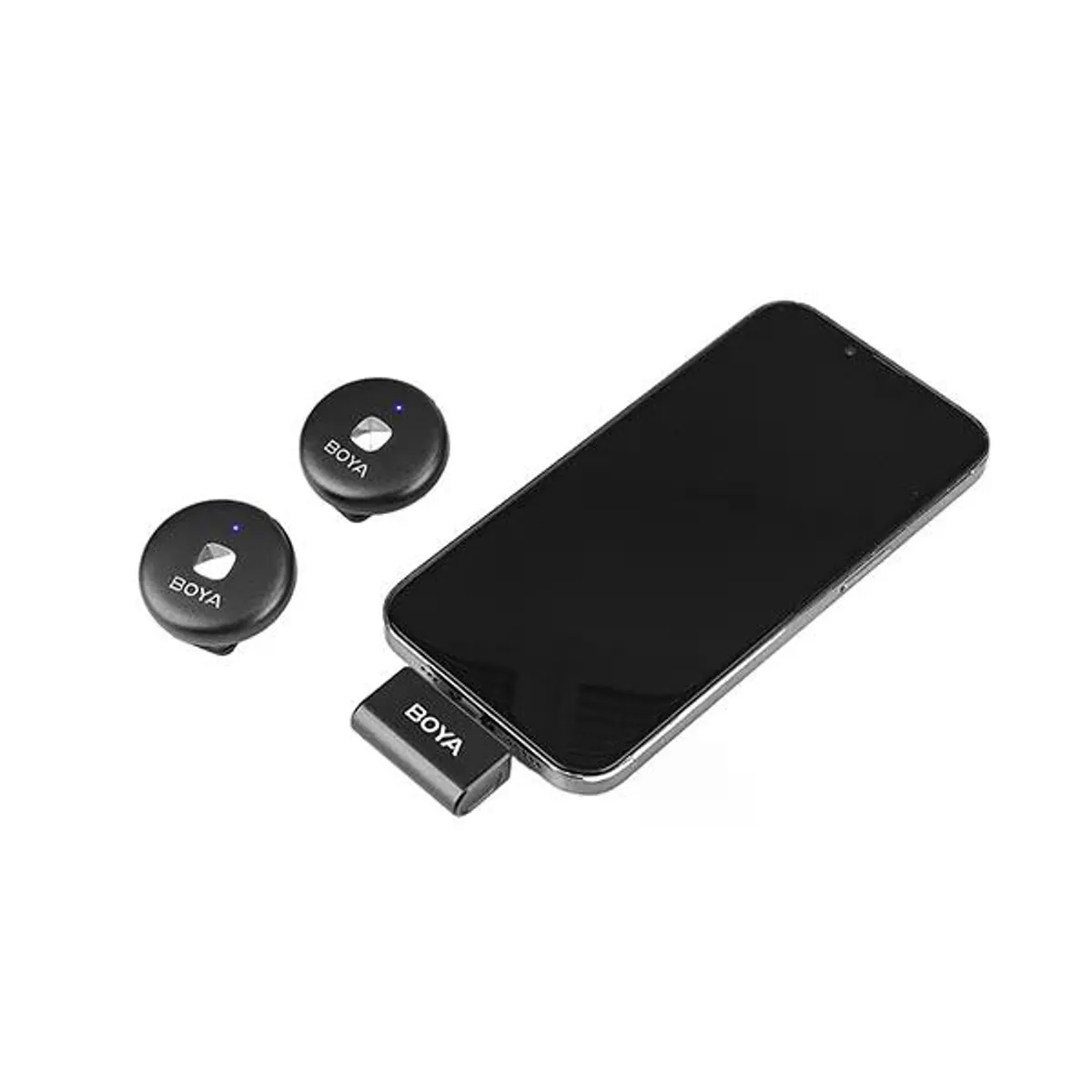 BOYA - Boya Omic-D kit de micrófono doble inalámbrico conector Lightning iPhone