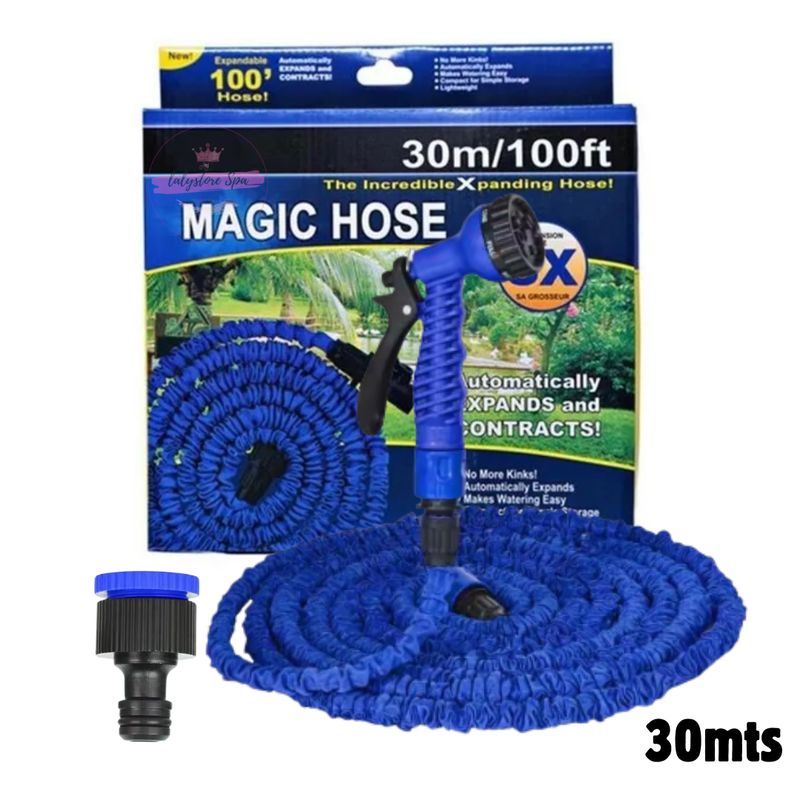 GENERICO - Manguera Retractil Expandible Para Jardin Hogar 30 Mts