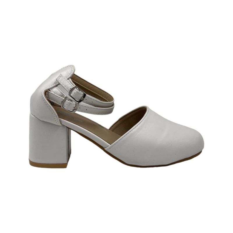 HERIEL - Zapato Blanco Taco Mujer