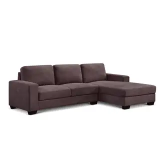 ROSEN - Sofá Seccional Randall Derecho Tela Café
