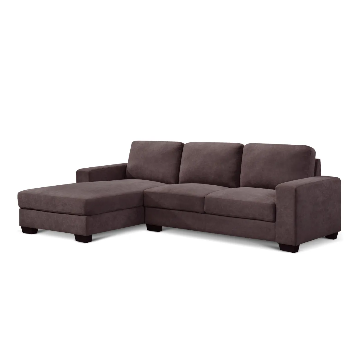 ROSEN - Sofá Seccional Randall Izquierdo Tela Café