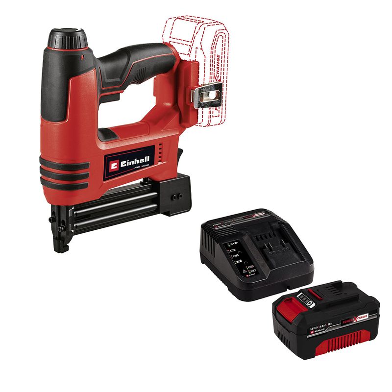 EINHELL - Engrapadora-clavadora + Starter kit 40ah 18v 18 Einhell