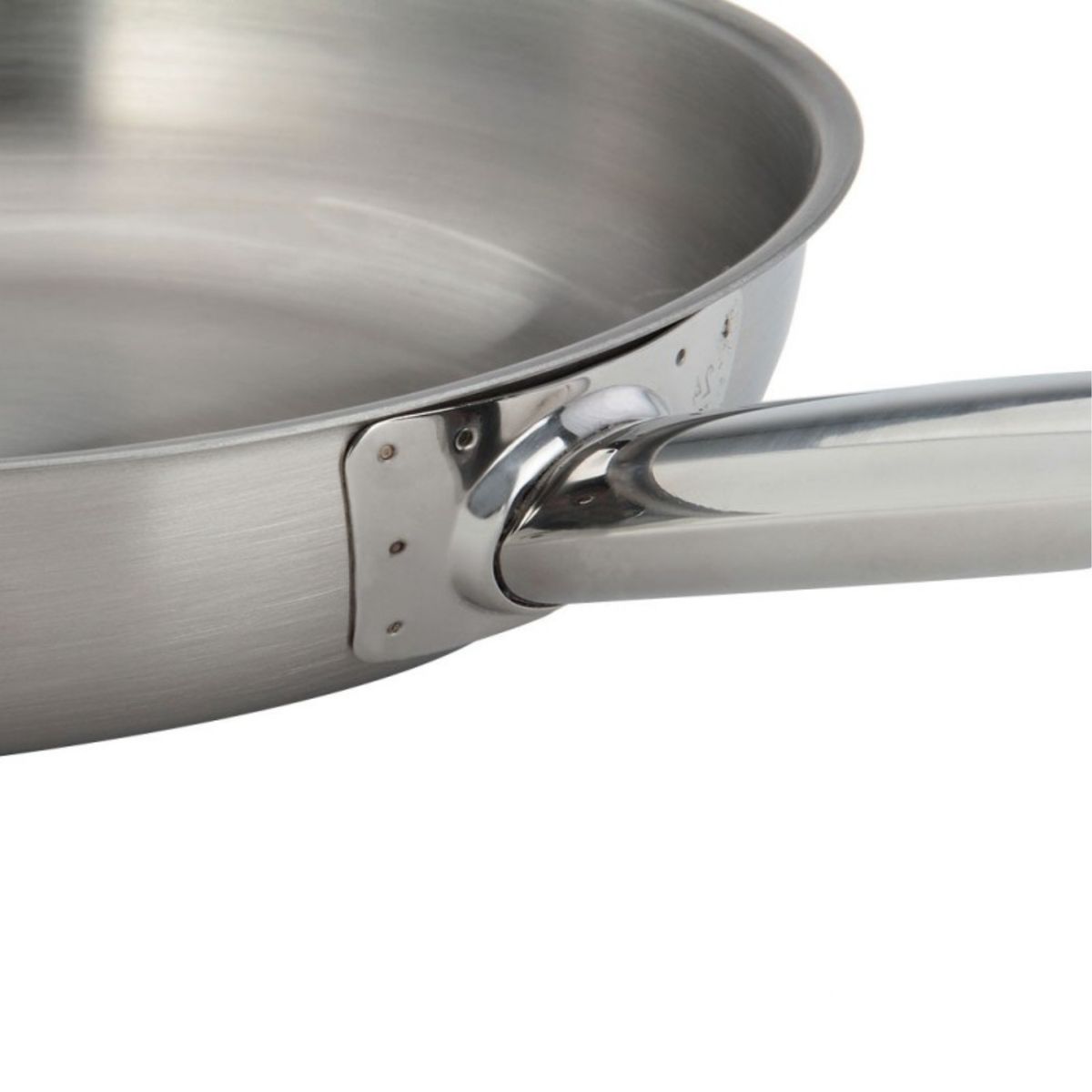 LACOR - Sartén con Mango Atérmico Acero Inoxidable 24cm Lacor