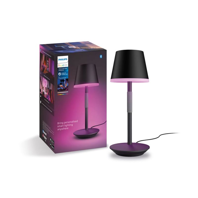 PHILIPS - LÁMPARA PORTÁTIL PHILIPS HUE GO 6W RGB
