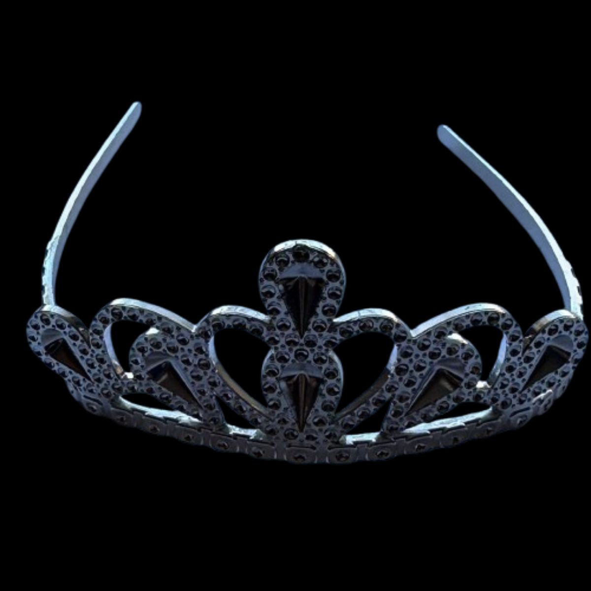 GENERICO - Corona 12x5cm Plateada Diseño B