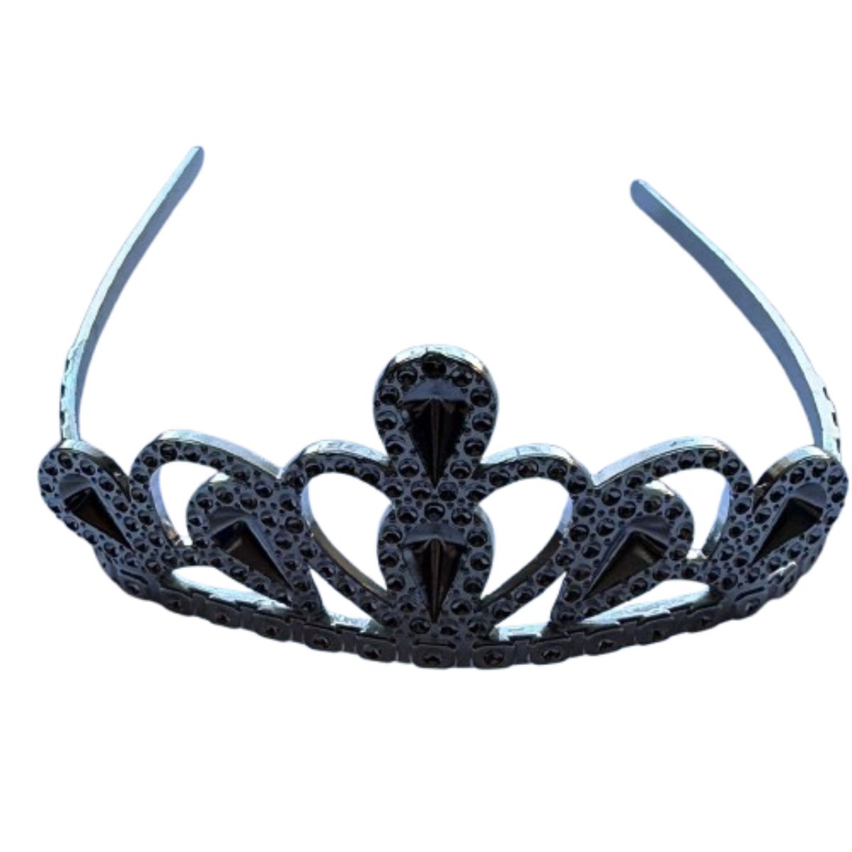 GENERICO - Corona 12x5cm Plateada Diseño B