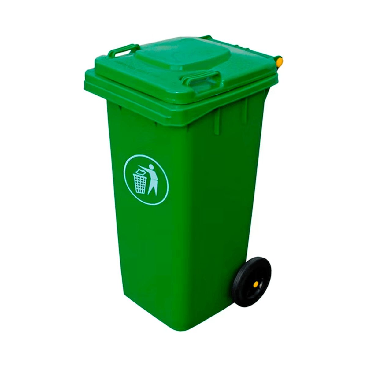 GENERICO - Basurero con tapa alta densidad 120 Lt