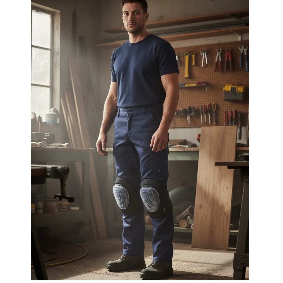 T-WORLD - Pantalon Cargo Gabardina Practical Line