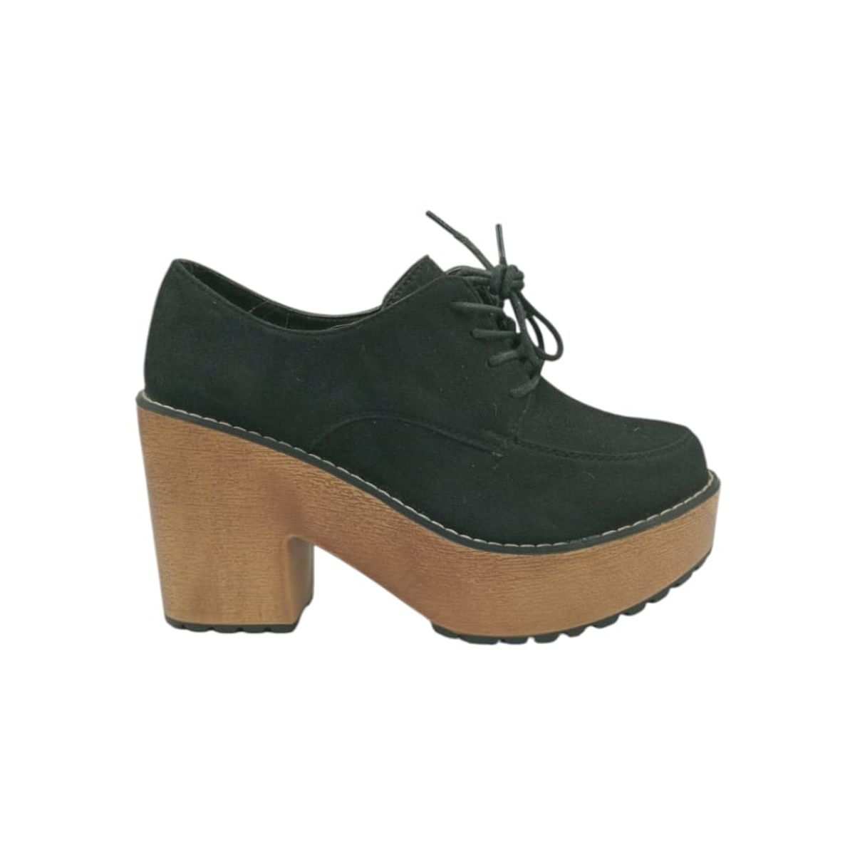 HERIEL - Zapato Negro Plataforma Mujer