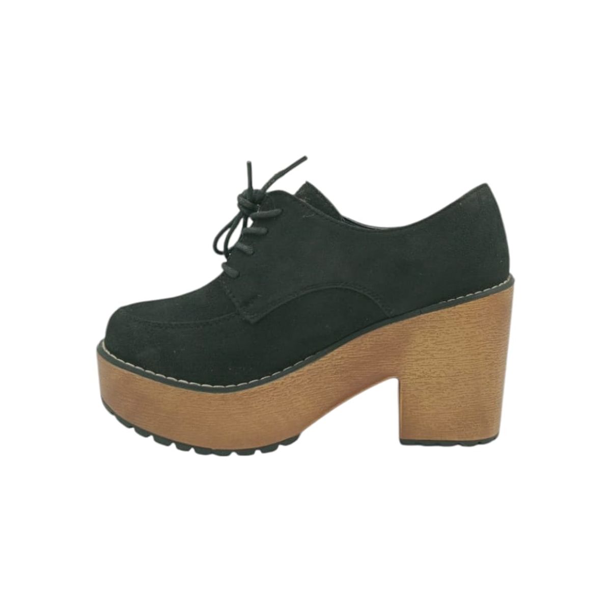 HERIEL - Zapato Negro Plataforma Mujer