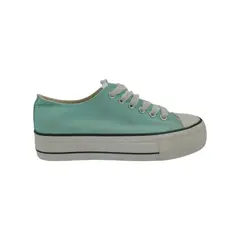 HERIEL - Zapatilla Verde Plataforma Mujer