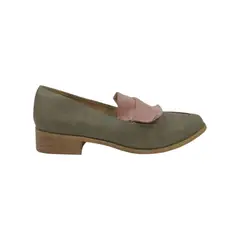HERIEL - Mocasín Verde Bajo Mujer