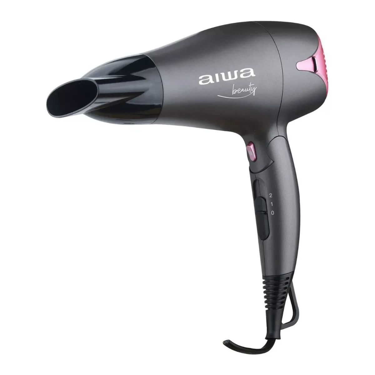 AIWA - Secador De Pelo Cabello 1800W 2N 2V Gris Aw-thd1839