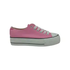 HERIEL - Zapatilla Rosa Textil Mujer