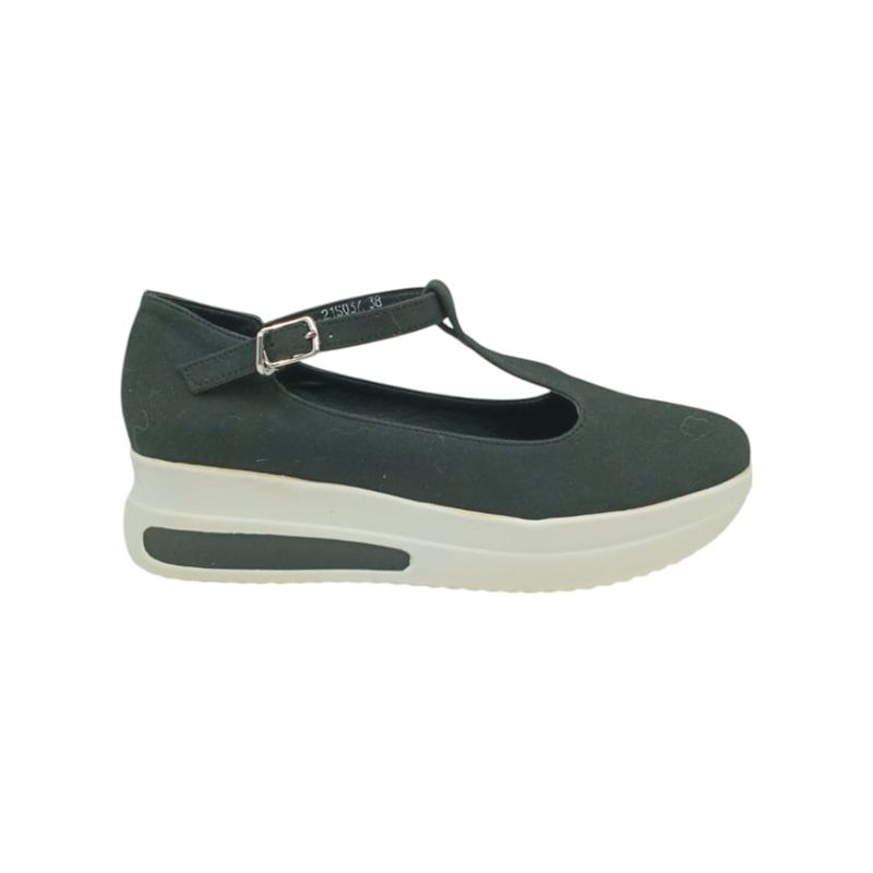 HERIEL - Zapato Negro Plataforma Mujer