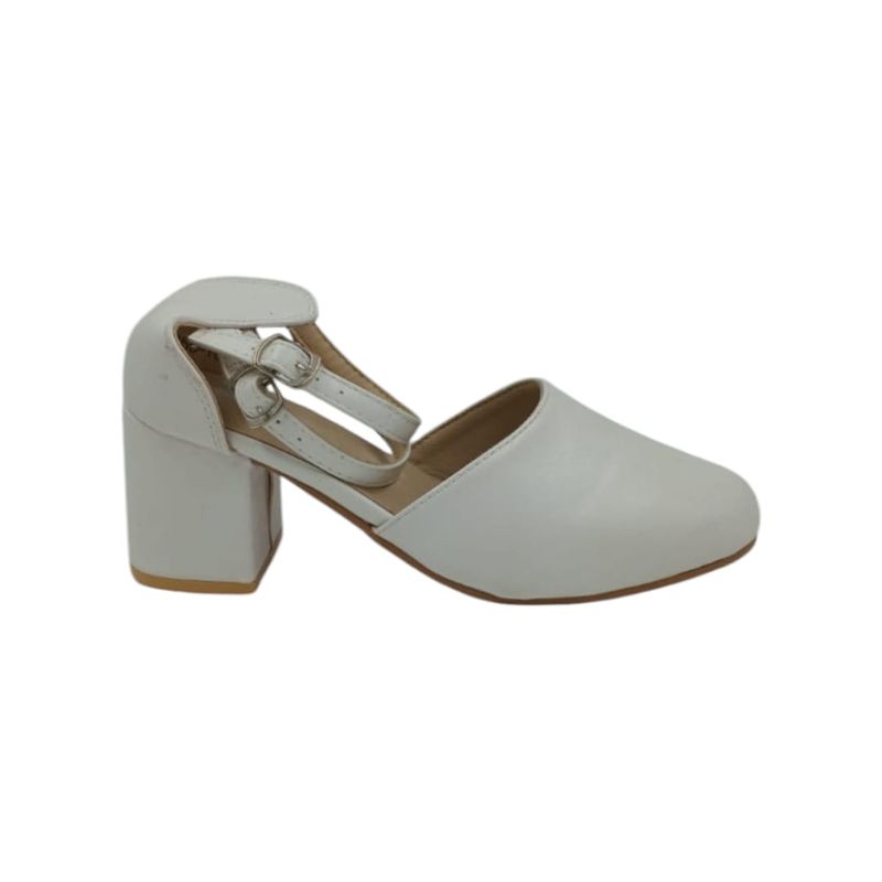 HERIEL - Zapato Blanco Taco Mujer