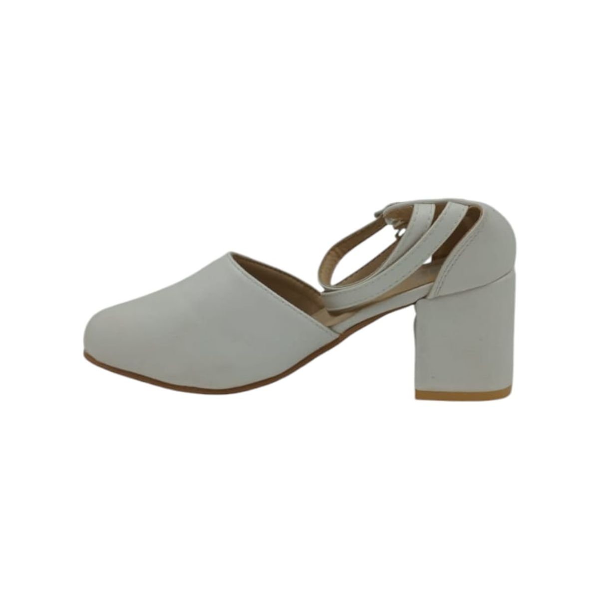 HERIEL - Zapato Blanco Taco Mujer