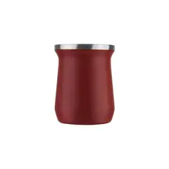 GENERICO - Mate Termico Doble Pared Metalico Aceroinox Rojo