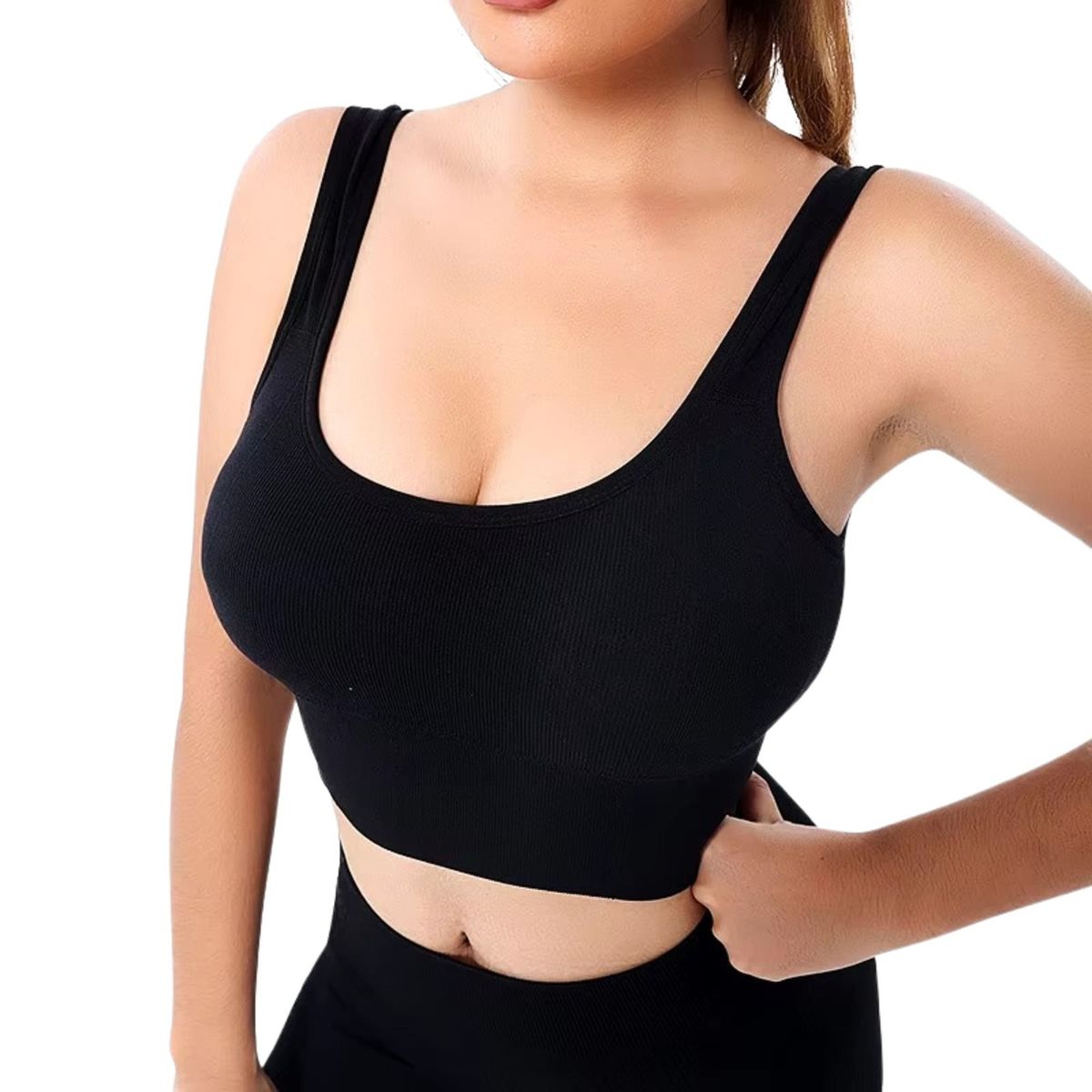 SUKHA - Top sin Manga Sukha Negro