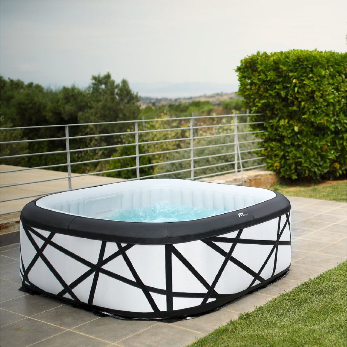 MSPA - Hot Tub Inflable Soho Premium Para 6 Personas MSpa