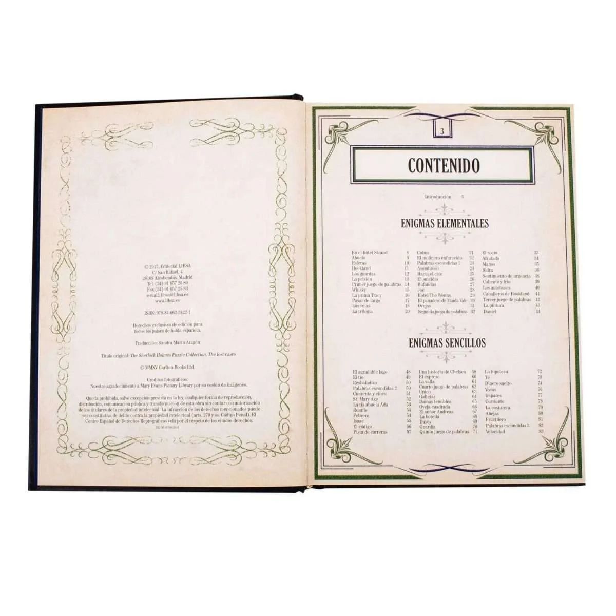LEXUS EDITORES - El Libro de los Enigmas de Sherlock Holmes - Lexus